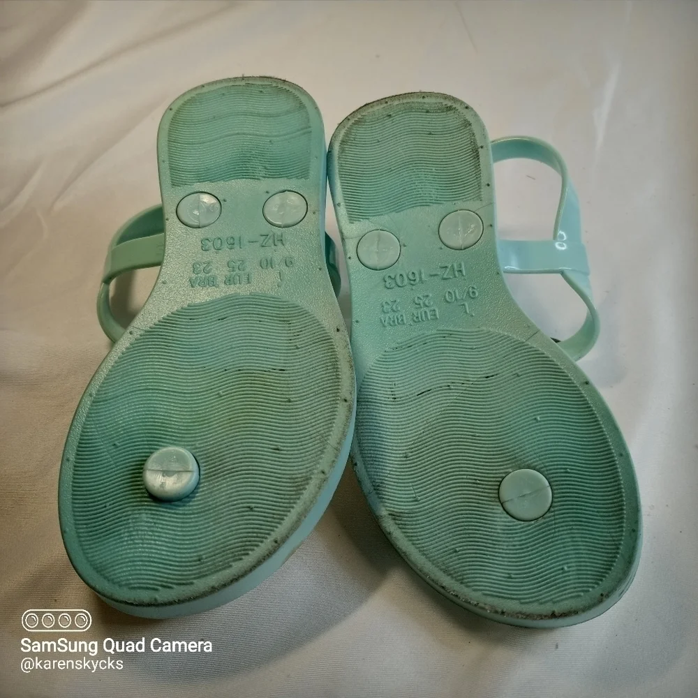 𝅺bebe Tourquouse Sandals Kids Size 9/10